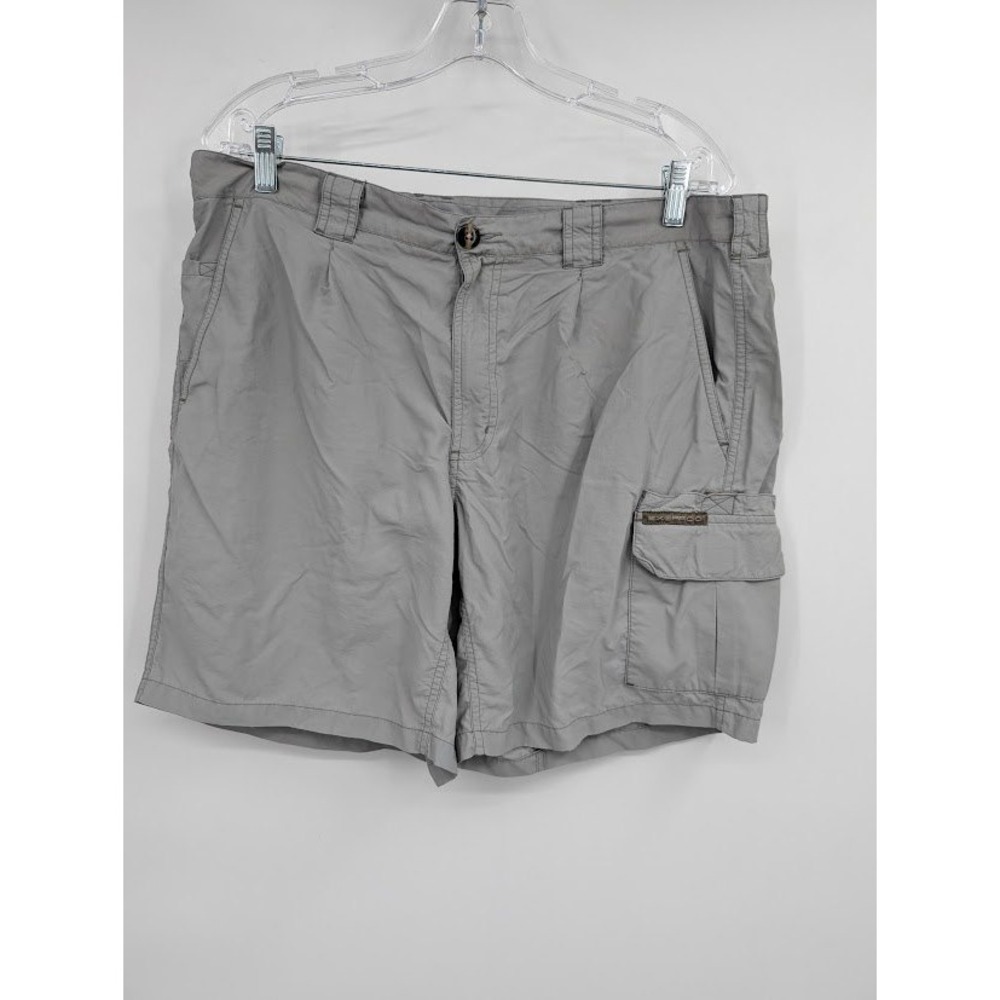 ExOfficio Cargo Performance shorts Nylon Hiking gray Men's sz 36
